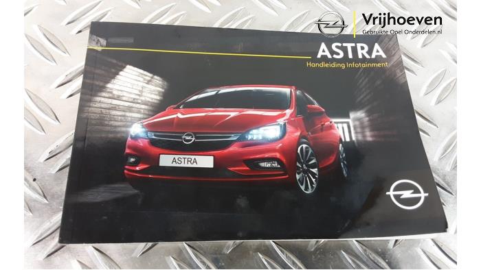 Livret d'instructions d'un Opel Astra K Sports Tourer 1.0 Turbo 12V 2019