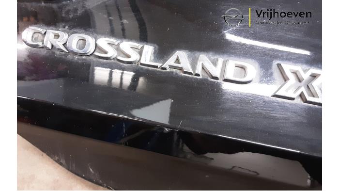 Portón trasero de un Opel Crossland/Crossland X 1.2 Turbo 12V 2020