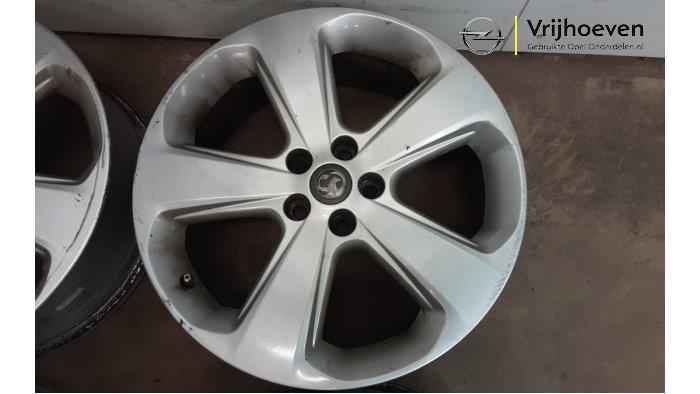 Set of wheels from a Vauxhall Mokka/Mokka X 1.4 Turbo 16V 4x2 2013
