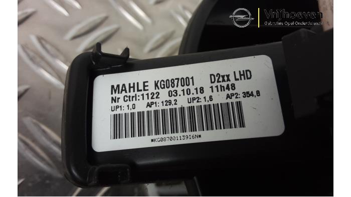 Ventilateur chauffage d'un Opel Astra K Sports Tourer 1.6 CDTI 110 16V 2018