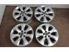 Set of wheels from a Opel Meriva, 2010 / 2017 1.4 Turbo 16V ecoFLEX, MPV, Petrol, 1.364cc, 88kW (120pk), FWD, A14NEL, 2010-06 / 2013-10 2012
