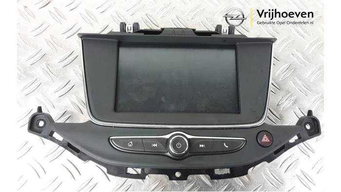Display Multi Media control unit from a Opel Astra K Sports Tourer 1.4 Turbo 12V 2019