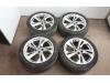 Set of wheels + tyres from a Opel Astra K, 2015 / 2022 1.0 SIDI Turbo 12V, Hatchback, 4-dr, Petrol, 999cc, 77kW (105pk), FWD, B10XFL, 2015-06 / 2022-12 2016