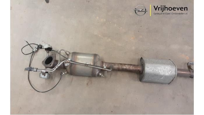 Exhaust (complete) from a Opel Astra K Sports Tourer 1.0 Turbo 12V 2019