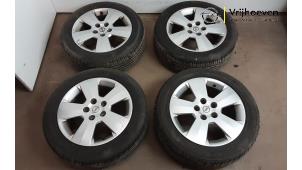 Used Set of wheels + tyres Opel Zafira (F75) 1.8 16V Price € 100,00 Margin scheme offered by Autodemontage Vrijhoeven B.V.