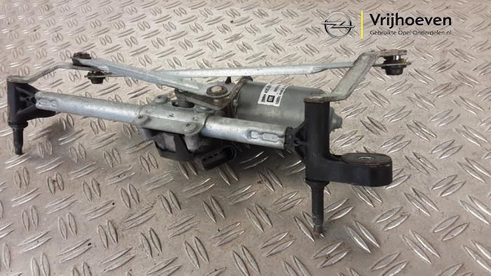 Wiper motor + mechanism Opel Corsa D 1.2 16V - 13432685 GM