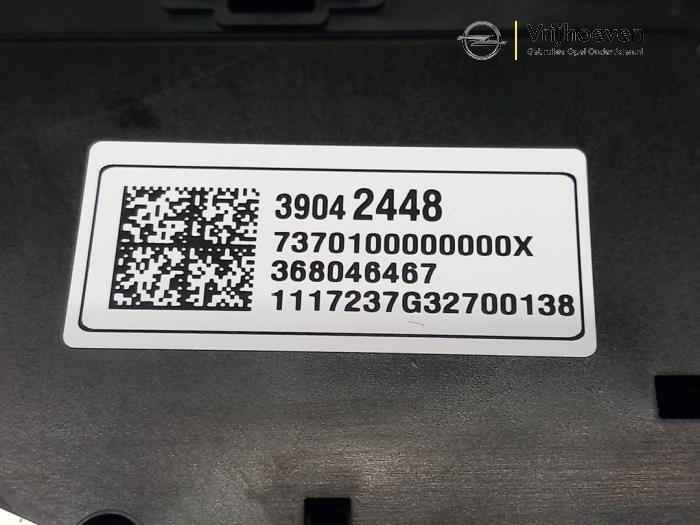 Display Multi Media control unit Opel Astra K 1.4 Turbo 16V - 39042448 ...