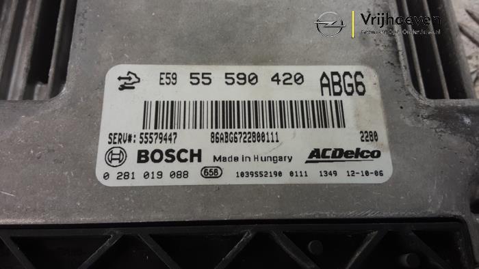 Engine management computer from a Opel Astra J GTC (PD2/PF2) 2.0 CDTI 16V ecoFLEX 2012