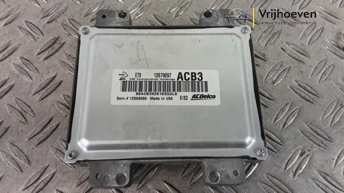 Used Engine management computer Opel Mokka X 1.4 Turbo 16V Price € 150,00 Margin scheme offered by Autodemontage Vrijhoeven B.V.