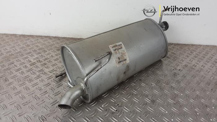 Ljuddämpare, bak från en Opel Meriva 1.6 16V 2007
