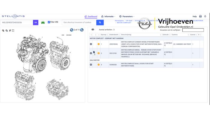 Engine from a Opel Meriva (B) 1.3 CDTI 16V 2012