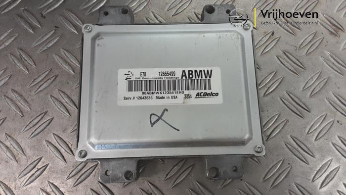 Used Engine management computer Opel Adam 1.2 16V Price € 150,00 Margin scheme offered by Autodemontage Vrijhoeven B.V.