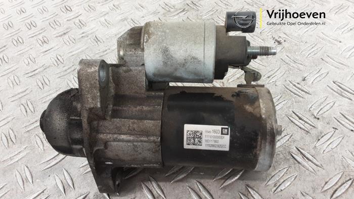 Used Starter Opel Astra K 1.0 Turbo 12V Price € 40,00 Margin scheme offered by Autodemontage Vrijhoeven B.V.