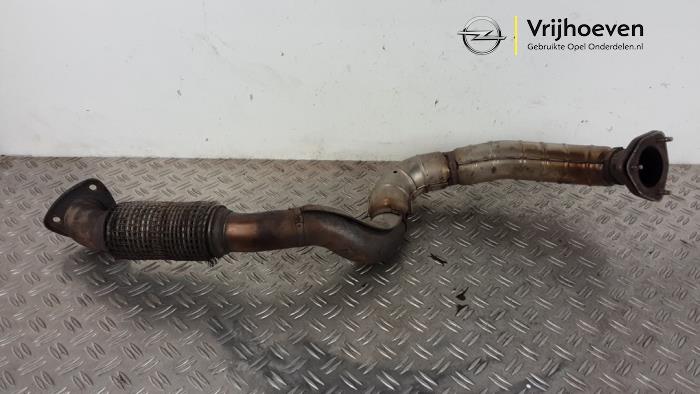Used Exhaust front section Opel Astra K 1.0 Turbo 12V Price € 60,00 Margin scheme offered by Autodemontage Vrijhoeven B.V.
