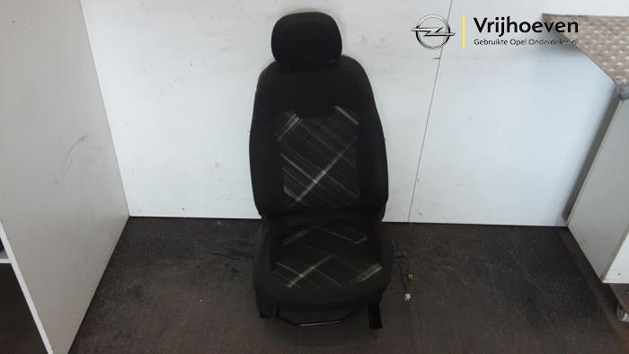 Używane Fotel prawy Opel Corsa E 1.0 SIDI Turbo 12V Cena € 125,00 Procedura marży oferowane przez Autodemontage Vrijhoeven B.V.