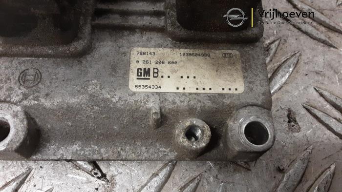 Engine management computer from a Opel Zafira (M75) 2.0 16V Turbo 2006