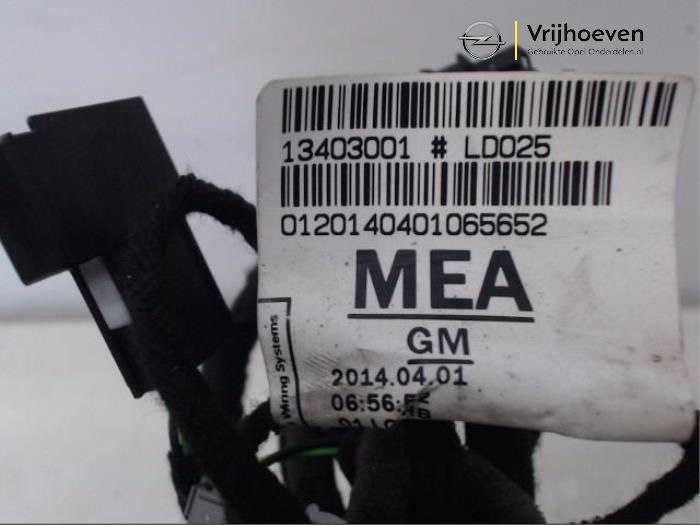 Mazo de cables de un Opel Zafira Tourer (P12) 2.0 CDTI 16V 130 Ecotec 2014
