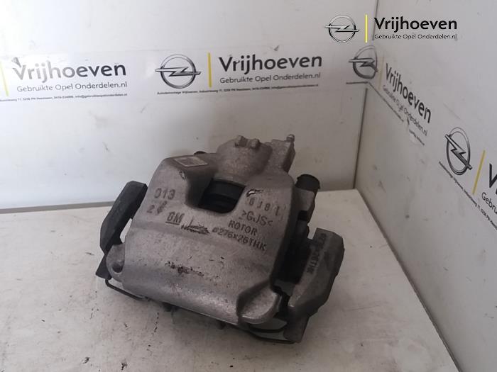 Front brake calliper, left from a Opel Astra K 1.0 SIDI Turbo 12V 2016