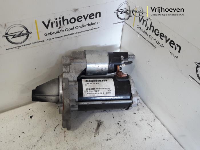 Gebrauchte Anlasser Opel Corsa E 1.4 16V Preis € 20,00 Margenregelung angeboten von Autodemontage Vrijhoeven B.V.