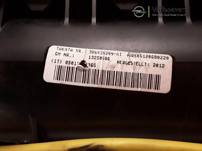 Airbag rechts (Armaturenbrett) van een Opel Meriva 1.4 16V Ecotec 2012