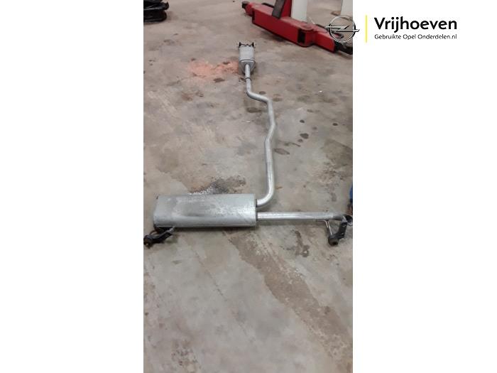 Exhaust (complete) from a Opel Astra K 1.4 16V 2016
