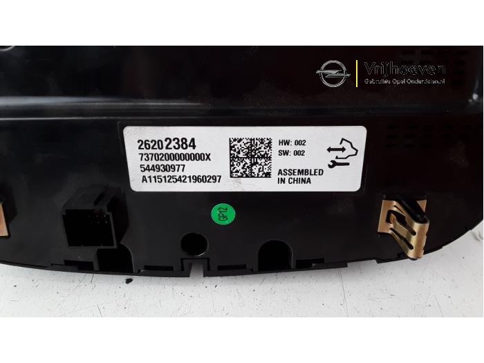 Panel de control de calefacción de un Opel Insignia 2.0 CDTI 16V 140 ecoFLEX 2015