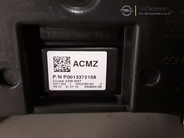 Cuentakilómetros de un Opel Corsa D 1.2 ecoFLEX 2012