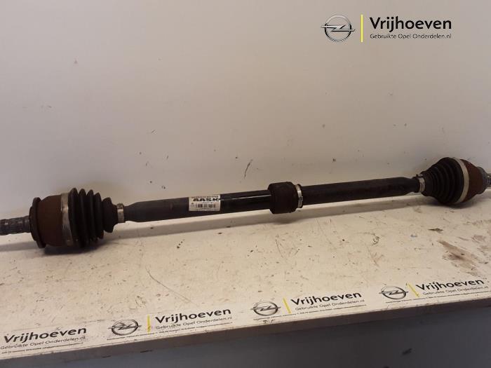 Front drive shaft, right from a Opel Astra K 1.4 Turbo 16V 2016