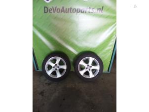 Used Set of wheels + tyres Opel Corsa D 1.2 16V Price on request offered by DeVo Autoparts