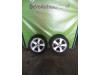 Set of wheels + tyres from a Opel Corsa D, 2006 / 2014 1.2 16V, Hatchback, Petrol, 1.229cc, 63kW (86pk), FWD, A12XER, 2009-12 / 2014-08 2013