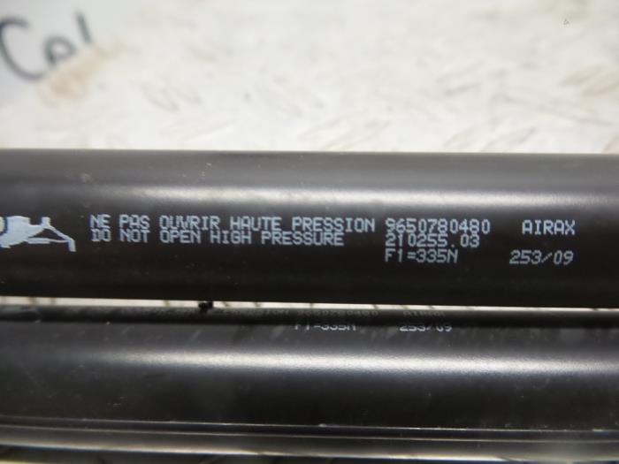 Amortiguador de gas de maletero de un Peugeot 207/207+ (WA/WC/WM) 1.6 16V VTi 2009