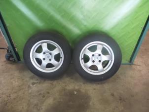 Used Set of wheels + tyres Audi Cabrio (B4) 2.3 E Price on request offered by DeVo Autoparts