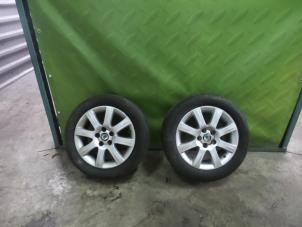 Used Set of wheels + tyres Skoda Fabia II (5J) 1.2i 12V Price on request offered by DeVo Autoparts