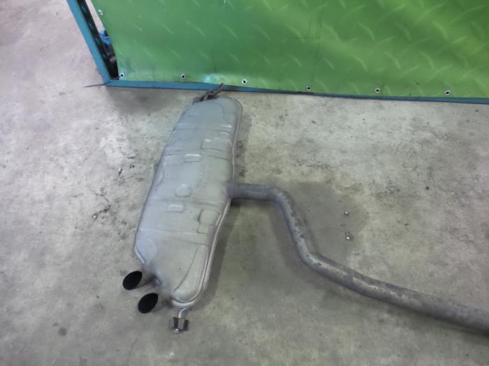 Exhaust (complete) from a Volkswagen Touran (1T1/T2) 2.0 TDI 16V 140 2009