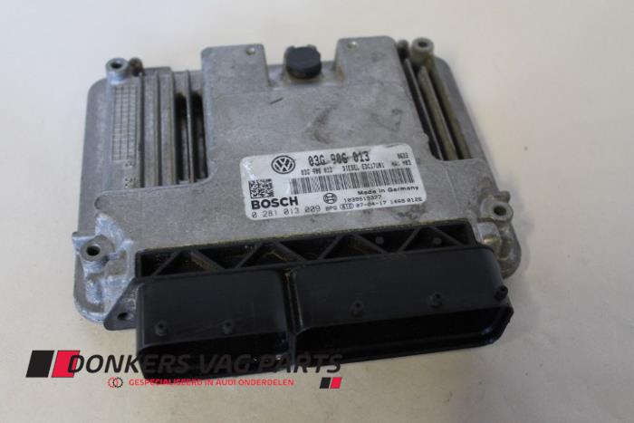 Used Engine management computer Volkswagen Polo IV (9N1/2/3) 1.9 TDI 100 Price € 50,00 Margin scheme offered by Donkers VAG Parts