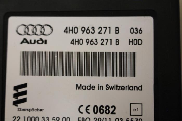 Steuergerät Heizung van een Audi A6 2011