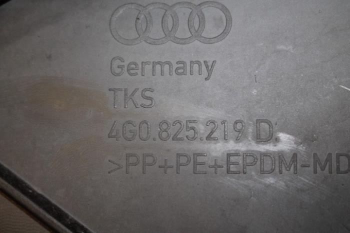 Chapa protectora piso de un Audi A6
