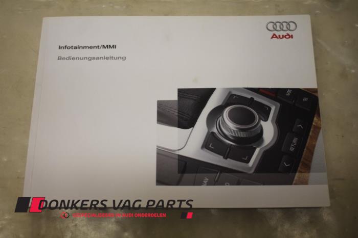 Używane Instrukcja Audi A6 Avant (C6) 3.0 TDI V6 24V Quattro Cena € 20,00 Procedura marży oferowane przez Donkers VAG Parts