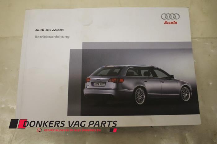 Używane Instrukcja Audi A6 Avant (C6) 3.0 TDI V6 24V Quattro Cena € 20,00 Procedura marży oferowane przez Donkers VAG Parts