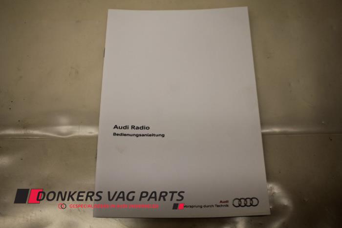 Używane Instrukcja Audi A3 Cabriolet (8V7/8VE) 2.0 TDI 16V Cena € 5,00 Z VAT oferowane przez Donkers VAG Parts