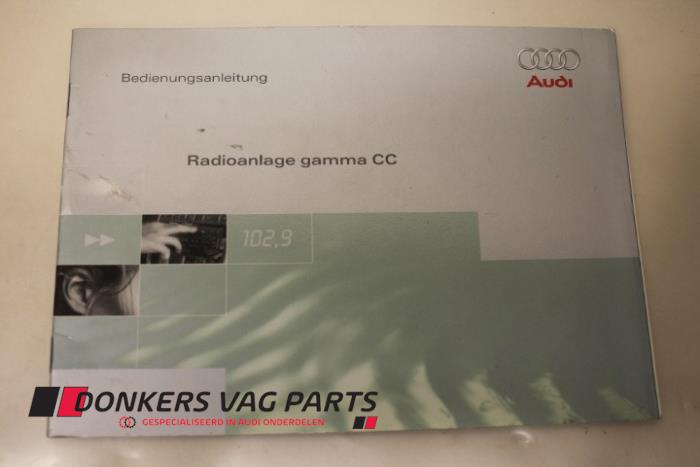 Używane Instrukcja Audi Rózne Cena € 5,00 Procedura marży oferowane przez Donkers VAG Parts