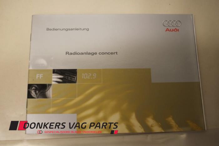 Używane Instrukcja Audi A3 Cena € 5,00 Procedura marży oferowane przez Donkers VAG Parts
