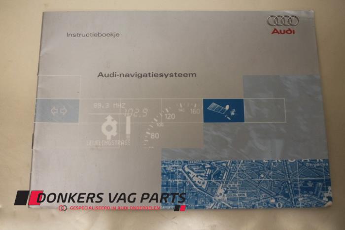 Używane Instrukcja Audi Rózne Cena € 5,00 Procedura marży oferowane przez Donkers VAG Parts
