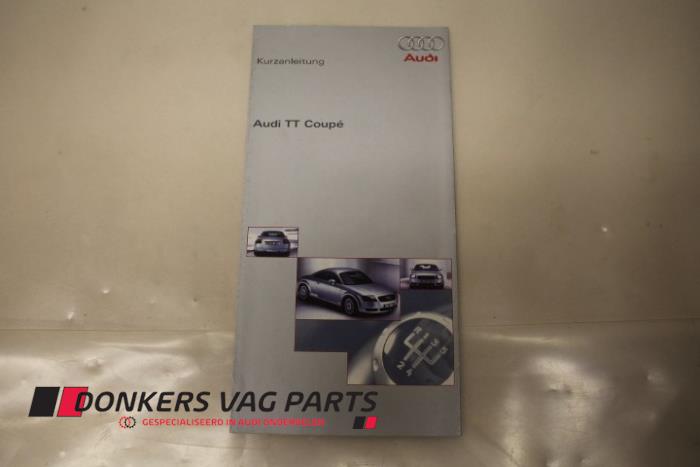 Używane Instrukcja Audi TT Cena € 5,00 Procedura marży oferowane przez Donkers VAG Parts