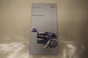 Used Instruction Booklet Audi TT Price € 5,00 Margin scheme offered by Autoparts Veghel