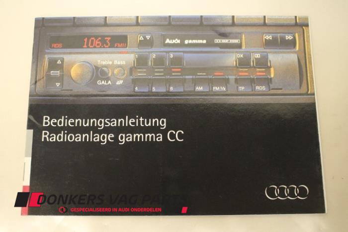 Używane Instrukcja Audi 80 Cena € 5,00 Procedura marży oferowane przez Donkers VAG Parts