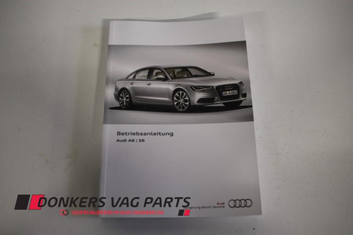 Używane Instrukcja Audi S6 (C7) 4.0 V8 TFSI Cena € 20,00 Z VAT oferowane przez Donkers VAG Parts