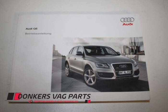 Używane Instrukcja Audi Q5 Cena € 20,00 Procedura marży oferowane przez Donkers VAG Parts