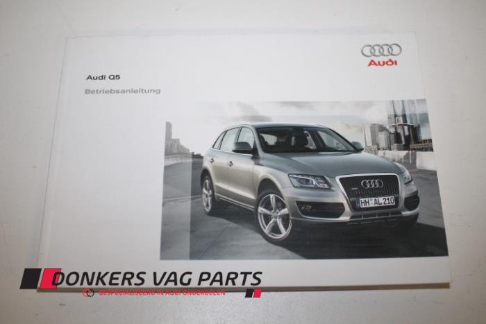 Używane Instrukcja Audi Q5 Cena € 20,00 Procedura marży oferowane przez Donkers VAG Parts
