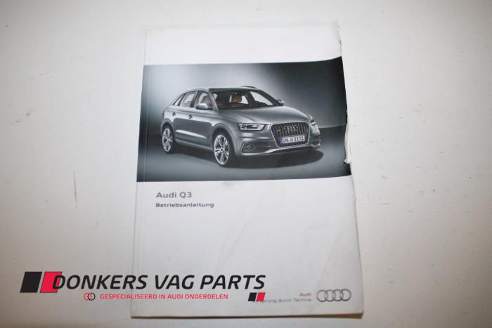 Używane Instrukcja Audi Q3 Cena € 15,00 Procedura marży oferowane przez Donkers VAG Parts
